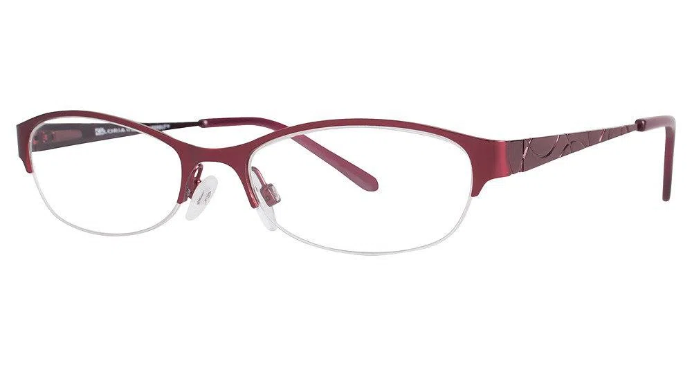 Gloria by Gloria Vanderbilt GbGV4047 Eyeglasses - Burgundy - view 3